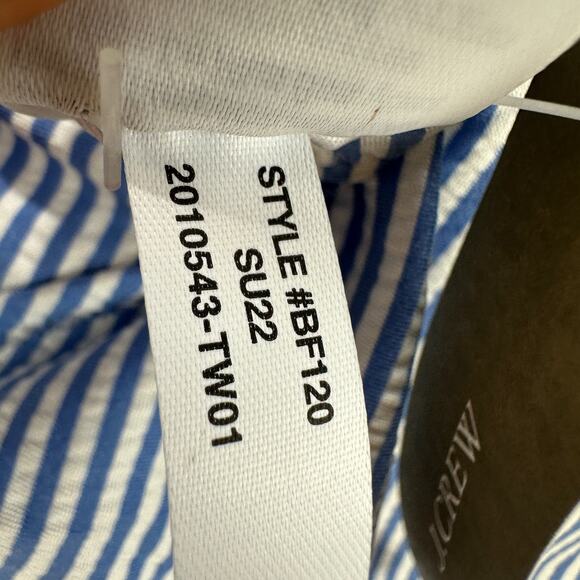 J.Crew Ruched One Shoulder One Piece Striped Swimsuit Plus Size US 24 NWT - Picture 8 of 12